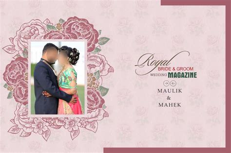 Wedding Album Cover Page Design Psd Free Download