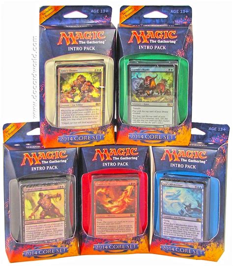 You and a friend can now grab the best way to learn magic: Magic the Gathering 2014 Core Set Intro Pack - Set of 5 | DA Card World