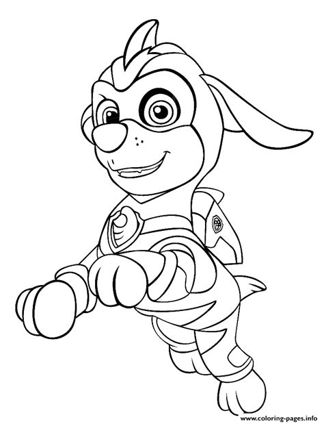 Mighty Pups Zuma Coloring Page Printable