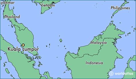 Where Is Kuala Lumpur Malaysia Kuala Lumpur Kuala Lumpur Map