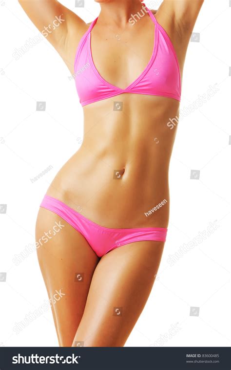 Sexy Tan Woman Bikini Isolated On Foto Stock 83600485 Shutterstock