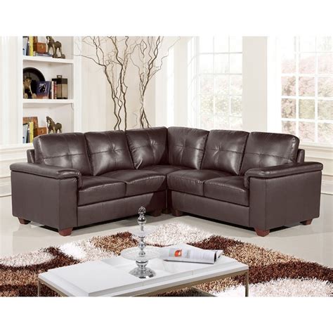 15 Collection Of Small Brown Leather Corner Sofas