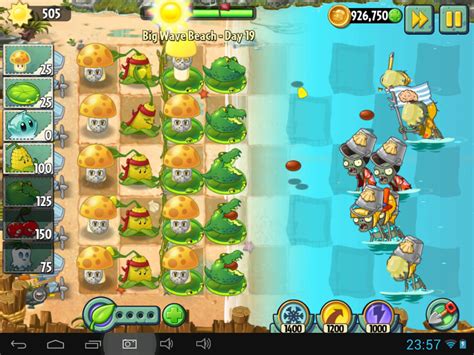 Big Wave Beach Day 19 Plants Vs Zombies Wiki Fandom