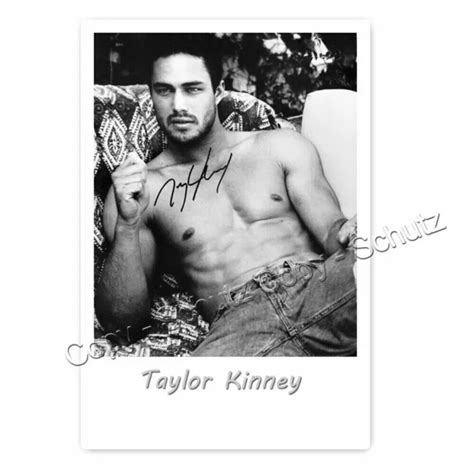 Taylor Kinney Aka Kelly Severide From Chicago Fire Autograph Photo Card Ak Picclick Uk