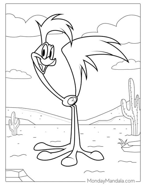 Road Runner Coloring Pages