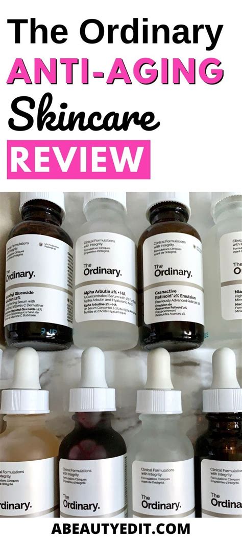 The Ordinary Anti Aging Skincare Review A Beauty Edit The Ordinary Anti Aging Skin Care