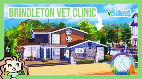 Brindleton Vet Clinic The Sims 4 Speed Build 🏡 Youtube