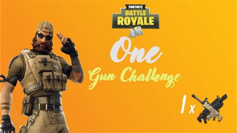 One Gun Challenge Fortnite Team Critical Youtube