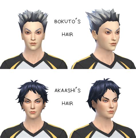 Sims 4 Bokuto Hair