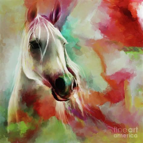 Abstract Horses Paintings Painting Watercolor
