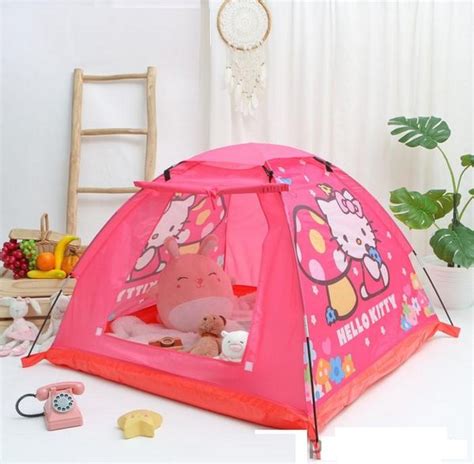 Jual Mainan Anak Perempuan Cewek Hello Kitty Tempat Main Kemah Tenda
