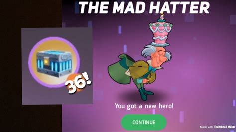 Disney Heroes Battle Mode Unlocking The Mad Hatter 36 Diamond