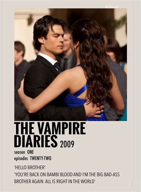 The Vampire Diaries Season By Millie Film Posters Minimalist Best