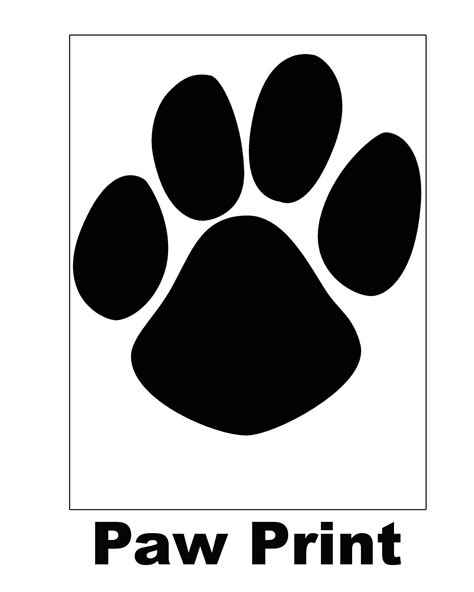 Paw Print Heart Pumpkin Stencil Animals And Insects Stencils