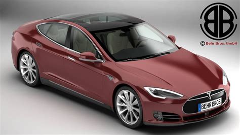 Tesla Model S 2015 3d Model Accurate Very High Definition Tesla Model