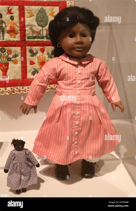 new york new york usa 25th feb 2022 a view of a addy walker doll ca 1993 seen on display