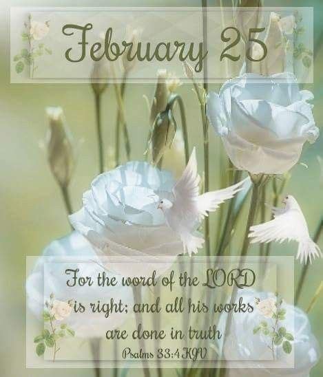 12519 February 25~2019~j~ Psalms 334 Kjv 1friends 2020 February