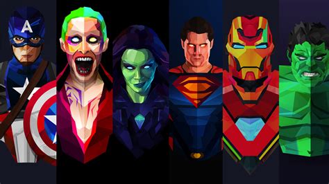 Marvel And Dc Artwork Hd Superheroes 4k Wallpapers Images