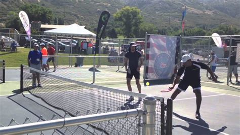 At the onset of the game, the player being on the right side (or. Men's Pickleball Doubles, games points Tournament of ...