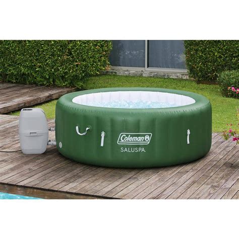 Coleman 90363e Bw Wmt Saluspa 6 Person Inflatable Hot Tub Green