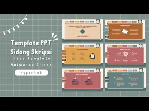 Template Ppt Sidang Skripsi Free Template Animated Slides