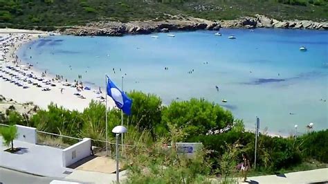 Playa De Son Parc Des De La Terraza Del Apartamento Es Grop 5 Menorca