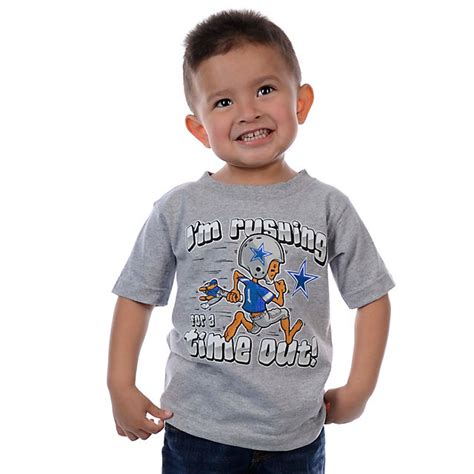 Dallas Cowboys Toddler Time Out T Shirt Kids 10 Kids Clearance