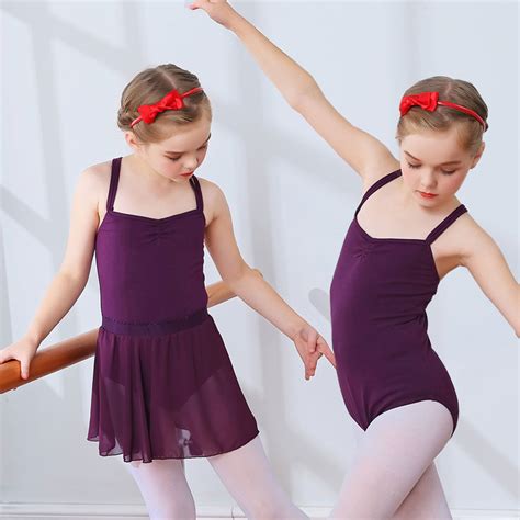 2pcs Sets Professional Girl Ballerina Dance Gym Leotard Sets Girl