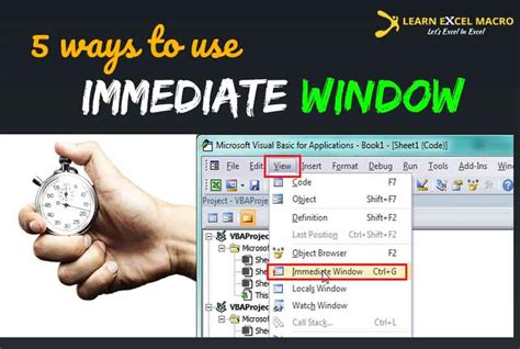 What Is Immediate Window And How To Use It In Excel Vba Lets Excel