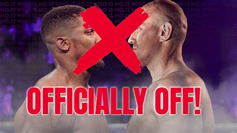 🚨 Tyson Fury Vs Anthony Joshua The Fight Is Off Youtube
