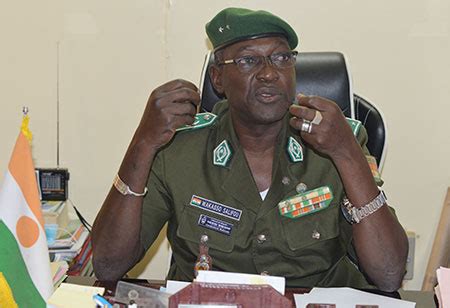 Le Haut Commandant de la Gendarmerie Nationale du Niger  «Les actions