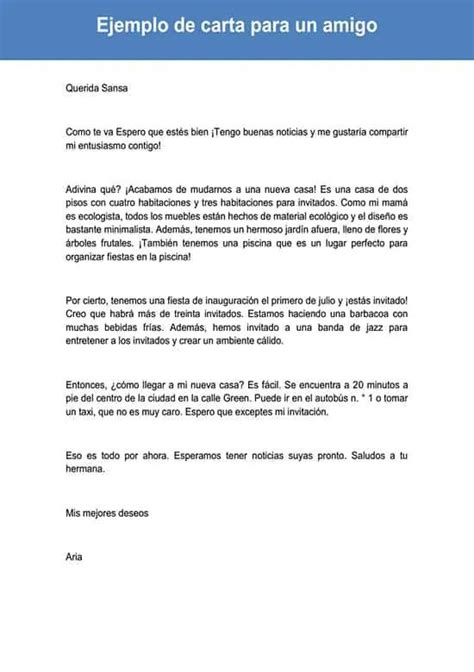 Aquí Te Mostramos Como Hacer Una Carta Para Un Amigo Además Te