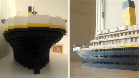 Lego Ideas Rms Titanic 46 Real Life Model With Lights