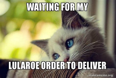Waiting For My Lularoe Order To Deliver First World Llr