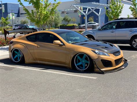 2010 Hyundai Genesis Coupe Widebody Turbo R Spec On Bags Deadclutch