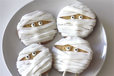 Easy Mummy Cookie Pops Diy Catch My Party