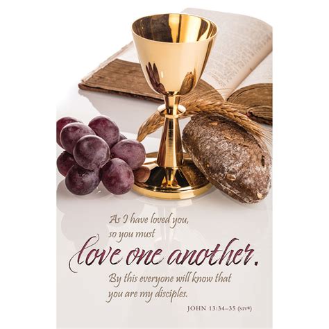 Church Bulletin 11 Communion Love One Another John 1334 35