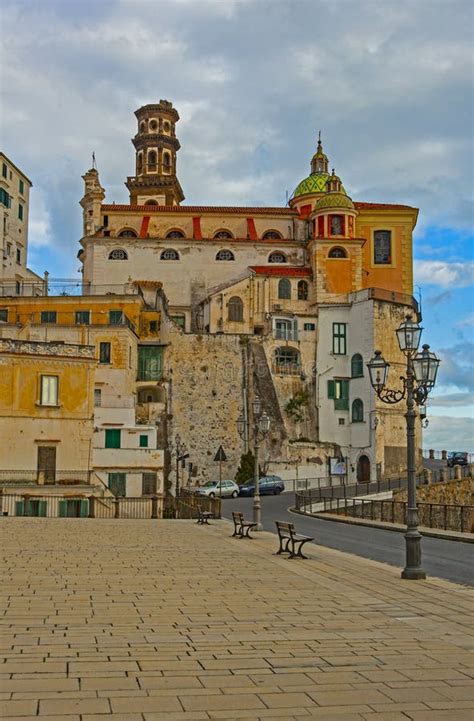 Atrani Italy Stock Image Image Of Church Cliff Italian 125509163