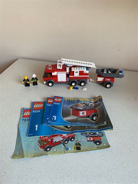 Klocki Lego City 7239 Wóz Strażacki Instrukcja 13574084503 Allegropl
