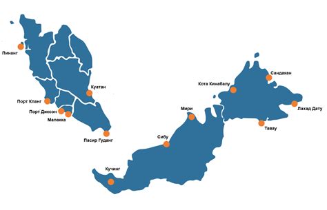 Malaysia Vector Map Png