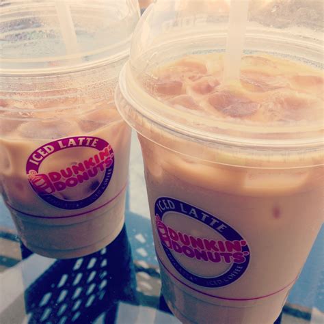 Having Iced Latte On A Hot Summer Day With My Bestfriend ☀ Dunkin Donuts Coffee Cup Iced
