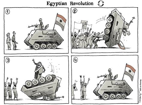 Egyptian Military Is Back Globecartoon Political Cartoons Patrick