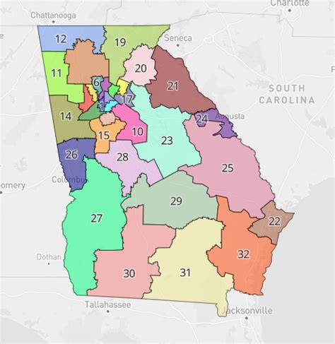 Georgia 13th Congressional District Map Images And Photos Finder