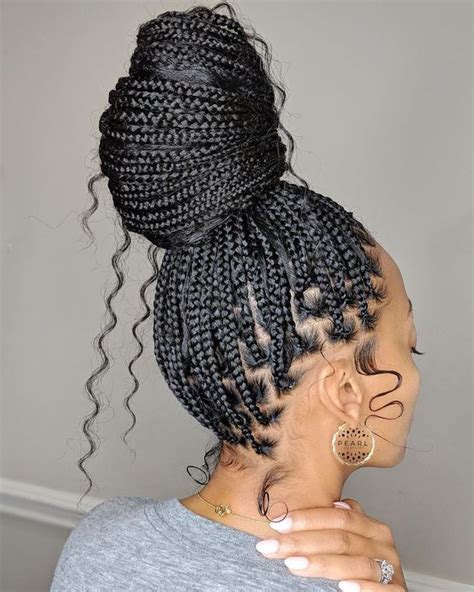 50 Box Braids Protective Styles On Natural Hair With Full Guide Coils