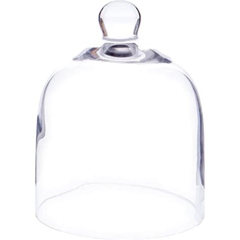 A Clear Glass Bell Jar With A Domed Top On A White Background For Use