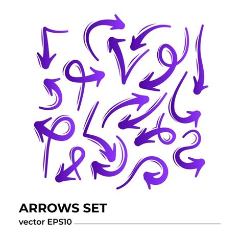 Premium Vector Arrows Vector Set