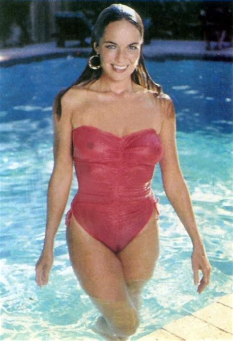 Catherine Bach In Red Swimsuit By George Davs