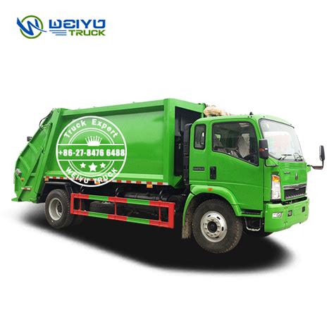 Sinotruk Howo X Cbm Ccc Sanitation Garbage Compactor Truck From