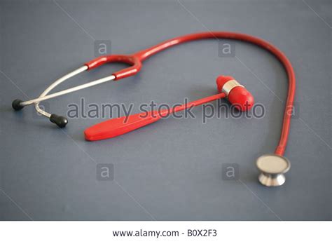 Stock Photo Medical Instruments Still Life Stethoscope Reflex
