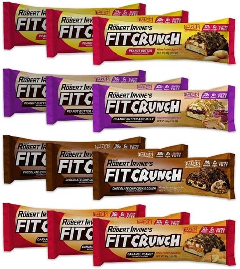 Fitcrunch Variety Pack Whey Protein Bar 12 Count